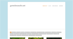 Desktop Screenshot of garnelenzucht.net
