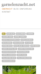 Mobile Screenshot of garnelenzucht.net