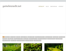 Tablet Screenshot of garnelenzucht.net